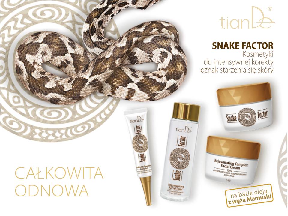SNAKE Seria Snake Factor z oleju węża